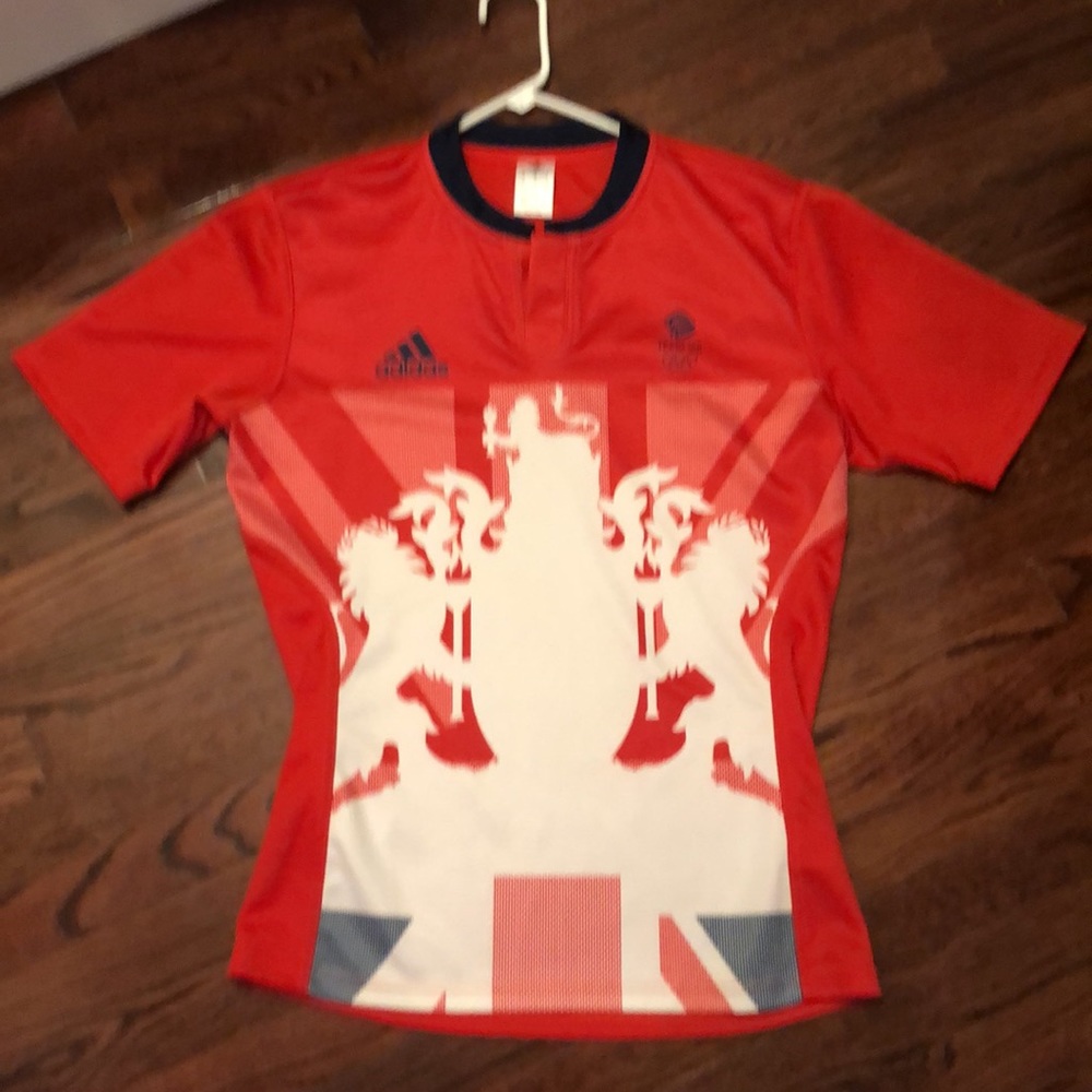 Adidas - Official Team Gb Soccer Jersey - Mens Medium… - Gem